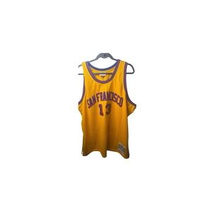 MITCHELL & NESS NBA SWINGMAN JERSEY GOLDEN STATE WARRIORS 62-63 WILT CHAMBERLAIN